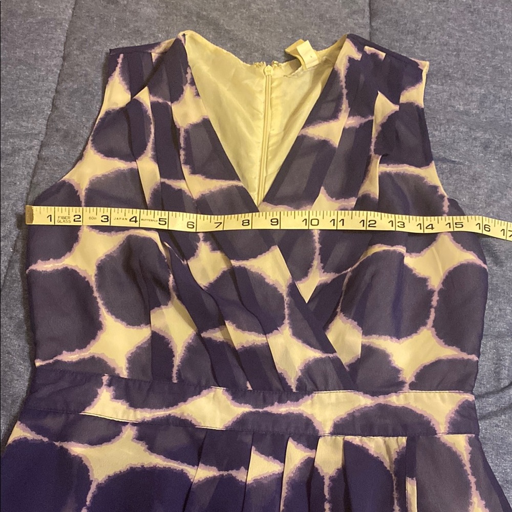 Banana Republic Purple and White Midi Dress - Picture 4 of 6